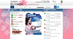 Desktop Screenshot of loteriaelpulpo.com